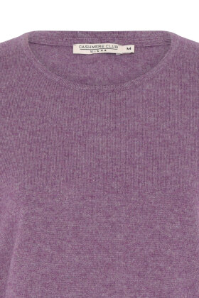 Micha - Adele Cashmere Club Pullover - Finstrik - Violet