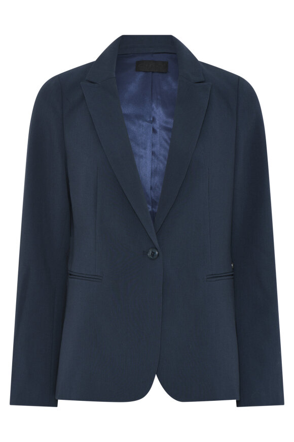 C Ro - Ditte Blazer - Elegant Sporty & Stræk - Navy
