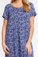 CCDK - Nicole Dress - Print Natkjole - Bijou Blue