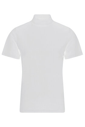 Micha - Turtleneck T-shirt Basis - Off White