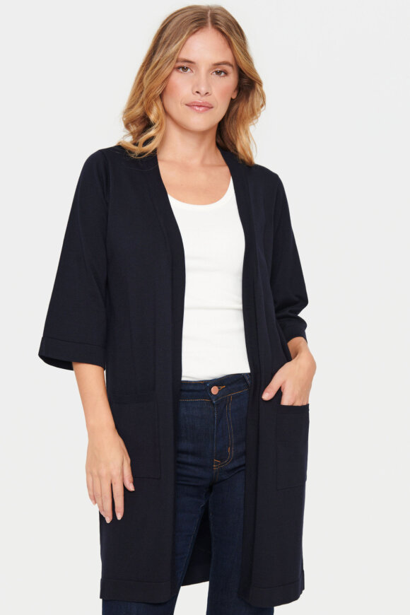 Saint Tropez - KilaSZ Open Cardigan - Black