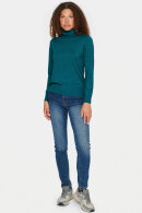 Saint Tropez - MilaSZ Rollneck Pullover - Rullekrave Strik - Reflecting Pond Melange