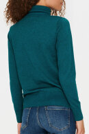 Saint Tropez - MilaSZ Rollneck Pullover - Rullekrave Strik - Reflecting Pond Melange