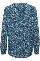 Saint Tropez - EdaSZ Shirt - Skjortebluse Cashmere Blue Atlantis Flower