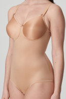 PrimaDonna - Satin Body - Bodystocking - Korselet - Shapewear - Cognac