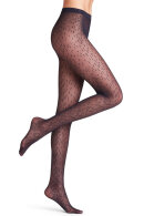 Falke - Origin Flaw Tights 30D - Grafisk Strømpebuks - Marine