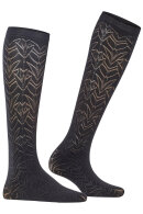 Falke - Nile Jewel Knee High 40D - Knæstrømper - Black