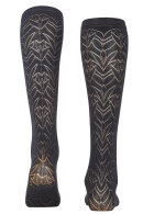 Falke - Nile Jewel Knee High 40D - Knæstrømper - Black