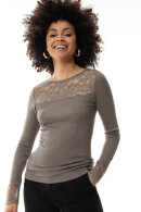 Mey - Shirt Merinould & Silke - Serie Wool Love - Deep Taupe