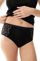 Mey - Maxi - High Waisted Briefs - Merinould & Silke - Serie Wool Love - Schwarz