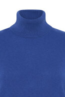 Micha - Elaine Cashmere Club - Højhalset Rullekrave Strik - Dazzling Blue