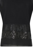 Micha - Micha Elegant T-shirt - Pailetter - Black