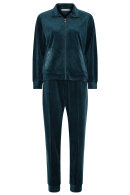 Micha - Velour Hjemmesæt - Luxury Loungewear - To Delt - Dark Green