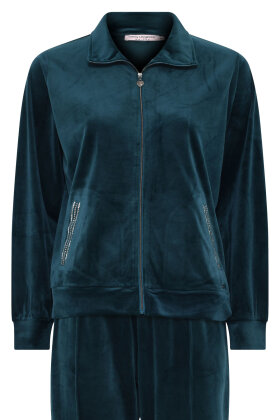 Micha - Velour Hjemmesæt - Luxury Loungewear - To Delt - Dark Green