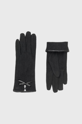 MJM - Glove Linsey W Wool Mix - Handsker - Black