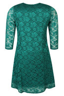 Zhenzi - Neola 220 Dress - Broderet Kjole - Evergreen