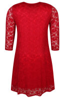 Zhenzi - Neola 220 Dress - Broderet Kjole - Tango Red