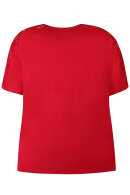 Zhenzi - Brynn 047 T-shirt - T-shirt Broderi - Tango Red