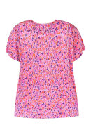 Anyday - Julie 80 T-shirt - Plisse Look - Fuchsia Pink