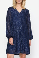 Soft Rebels - SRAviana Dress - Pailette Kjole - Total Eclipse