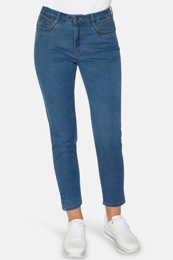 C Ro - Suzanne Jeans 7/8 Del - Lys Blå Denim