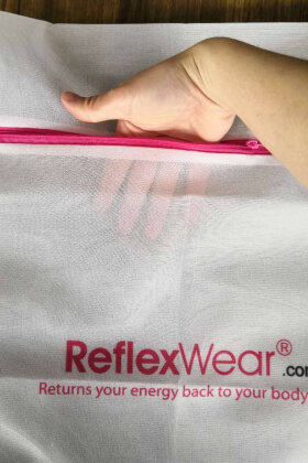 Reflexwear - Vaskepose i Mesh - 40x47,5 cm - Stor Model - Hvid