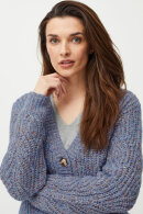 Pulz - PZBARRY Cardigan - Strik - Blue Bonnet