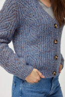 Pulz - PZBARRY Cardigan - Strik - Blue Bonnet
