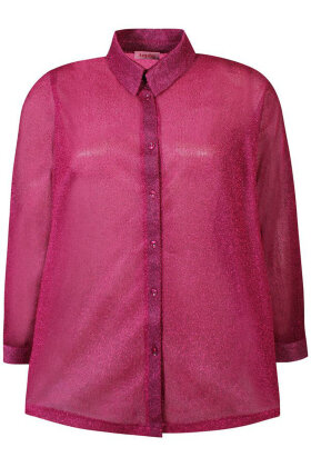 Anyday - Liv 071 Shirt - Glimmer Skjorte - Fuchsia Pink