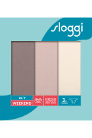 Sloggi - 24/7 Weekend Everyday Comfort Tanga - 3 Pack - Farve Mix