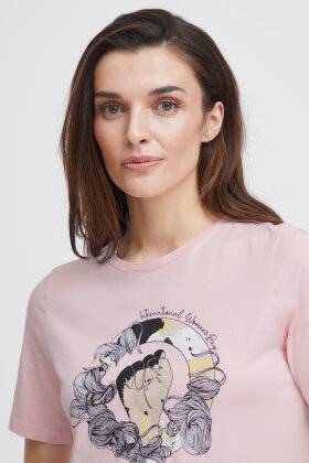 Pulz - PZADY T-shirt - Støt Plan Børnefonden - Pink Lady