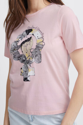 Pulz - PZADY T-shirt - Støt Plan Børnefonden - Pink Lady