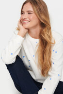 Saint Tropez - DagnaSZ Sweatshirt - Med Hjerter - Ultramarine Harts