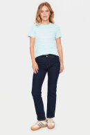 Saint Tropez - AsterSZ SS Stripe T-shirt - Pastel Turquoise