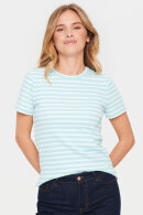 Saint Tropez - AsterSZ SS Stripe T-shirt - Pastel Turquoise