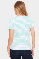 Saint Tropez - AsterSZ SS Stripe T-shirt - Pastel Turquoise