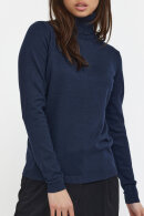 Srmarla Sl Turtle Knit Knitwear Total Eclipse