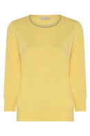 Micha - Basis Viskose Strik Pullover - Soft Yellow