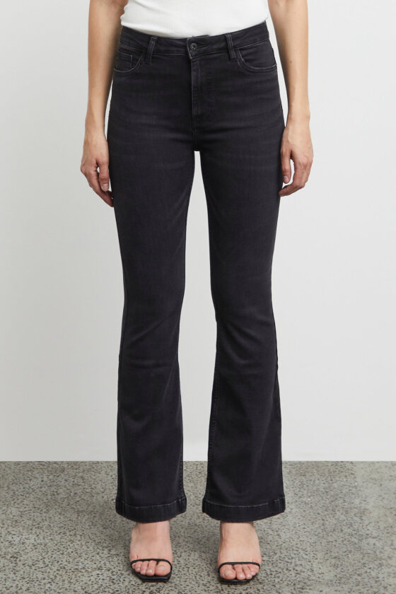 Pulz Bindy pants bootcut leg Espresso