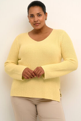 Kaffe Curve - KCmirina Pullover - Mellow Yellow