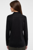 Eterna - Klassisk Jersey Skjorte - Fitted - Sort