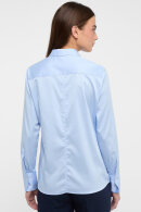 Eterna - Satin Stretch Shirt - Regular Fit - Modern Classic - Lyseblå