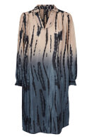 Prepair - Haluna Dress - Løs Kjole i Dip Dye - Blue