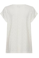 SoyaConcept - SC-Ingela 13 - Broderie Anglaise T-shirt - Off White