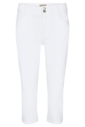 SoyaConcept - SC-Erna 9-B - Capri Jeans Stumpebukser - White