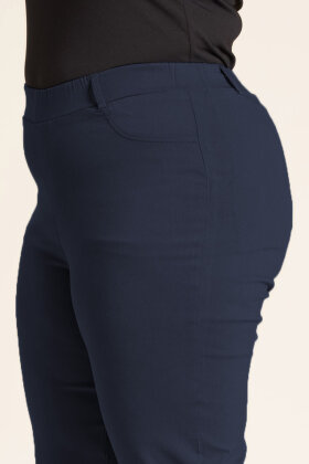 Sandgaard - Copenhagen 7/8 Pants - Lette Bengaline Strækbukser - Dark Blue