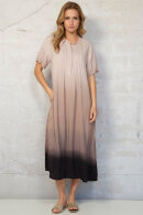 Prepair - Caroline Dress Lang Viskose Print Kjole - Beige