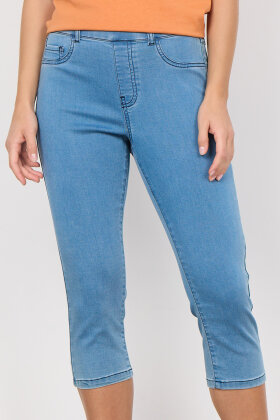 SoyaConcept - SC-Nadira 2-B - Stumpebukser - Light Denim SoyaConcept - SC-Nadira 2-B - Stumpebukser - Light Denim