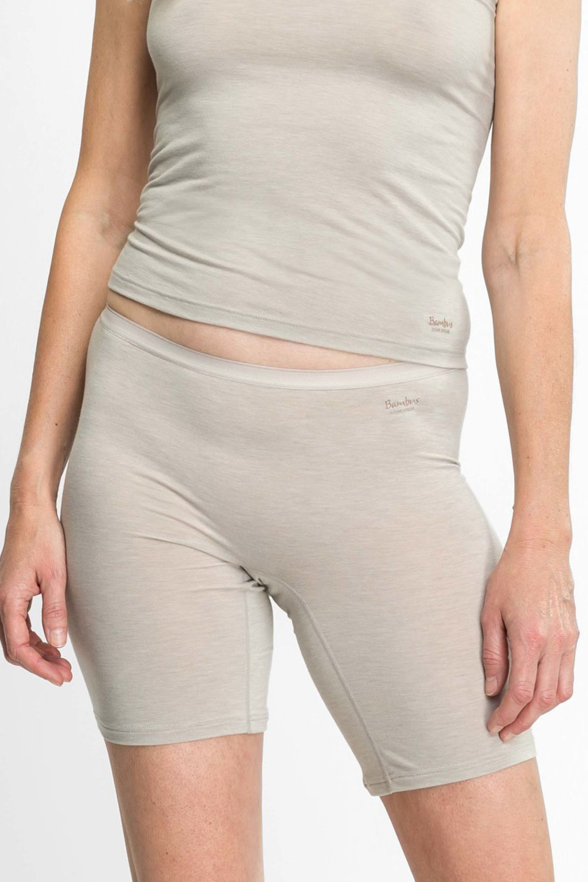 Sylvia Speidel bambus longpant trusser serie Swenja i sand Hos Lohse