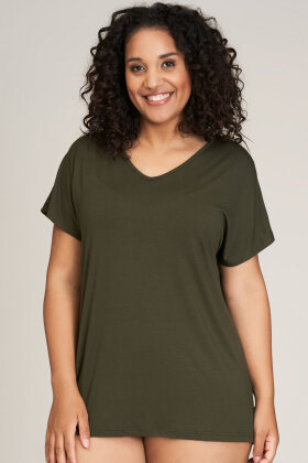 Sandgaard - Amsterdam T-shirt - Basis - EcoVero - Khaki Green